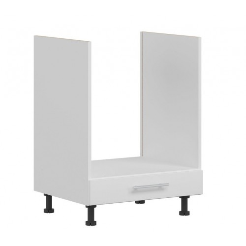 Virtuves skapītis TIFFANY D60P, balts glancēts